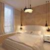 Спальня в дизайн-проекті квартири-студії ЖК Славутич — InsideOut