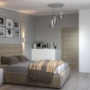 Спальня-1 - Дизайн-проект приватного будинку в стилі лофт, 200 м. кв - студія дизайну Inerior12