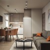 Кухня-вітальня - Дизайн-проект 2-кімнатної квартири, 44 м.кв - студія дизайну Interior12