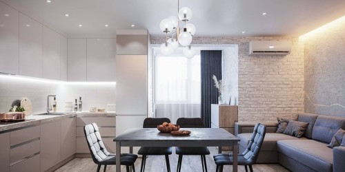 Дизайн-проект 3-кімнатної квартири в ЖК Статус Груп, 106 м.кв.