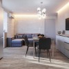 Кухня-вітальня — Дизайн-проект 3-кімнатної квартири в ЖК Статус Груп, 106 м.кв — студія дизайну Inerior12