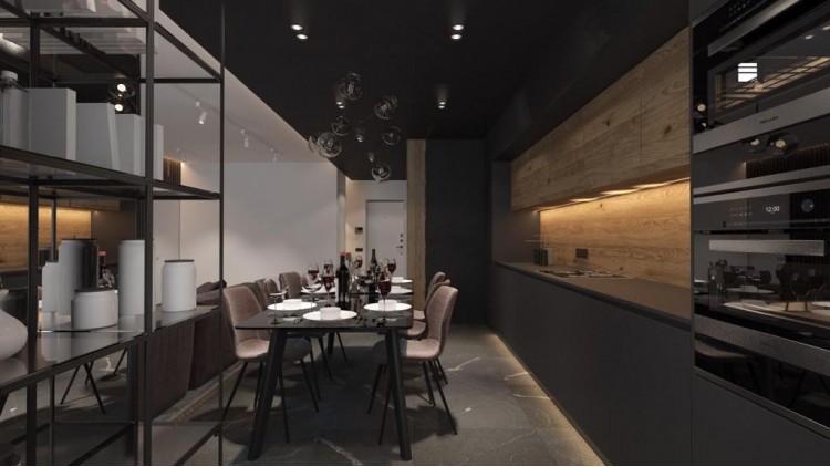 Їдальня в дизайн-проекті 2-х кімнатної квартири — Maksim Tsenkov