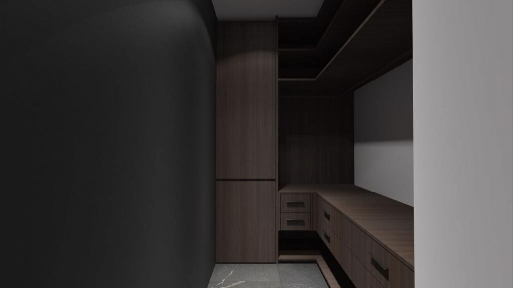 Гардероб у дизайн-проекті 2-х кімнатної квартири — Maksim Tsenkov