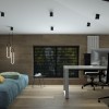 Кабинет в дизайн-проекте 4-х комнатной квартиры — в ЖК Busov Hill — Maksim Tsenkov