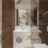 Фото: Ванная – Дизайн-проект квартиры-студии – 365