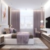Спальня в дизайн-проекте квартиры  ЖК Варшавский квартал, 95м.кв — студия дизайна NS interior Design