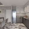 Дизайн кухні в сірих тонах - фото 5
