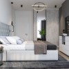 Дизайн спальної кімнати у сірих тонах - фото 8
