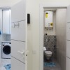 Фото: Ванна та санвузол - Дизайн-проект 1-кімнатної квартири в ЖК Козацький - 46м.кв. – 401