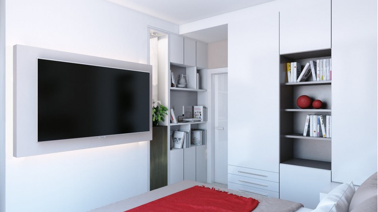 Спальня - Дизайн-проект 3-кімнатної квартири, 68 м.кв - Надія Власенко
