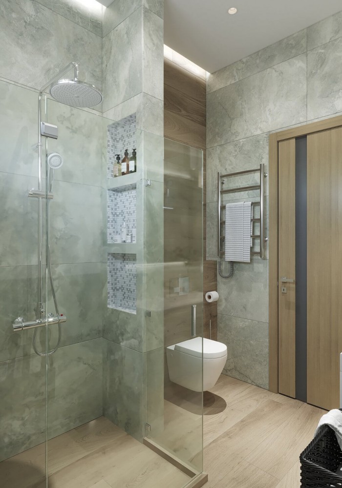 Дизайн душової кімнати у приватному будинку