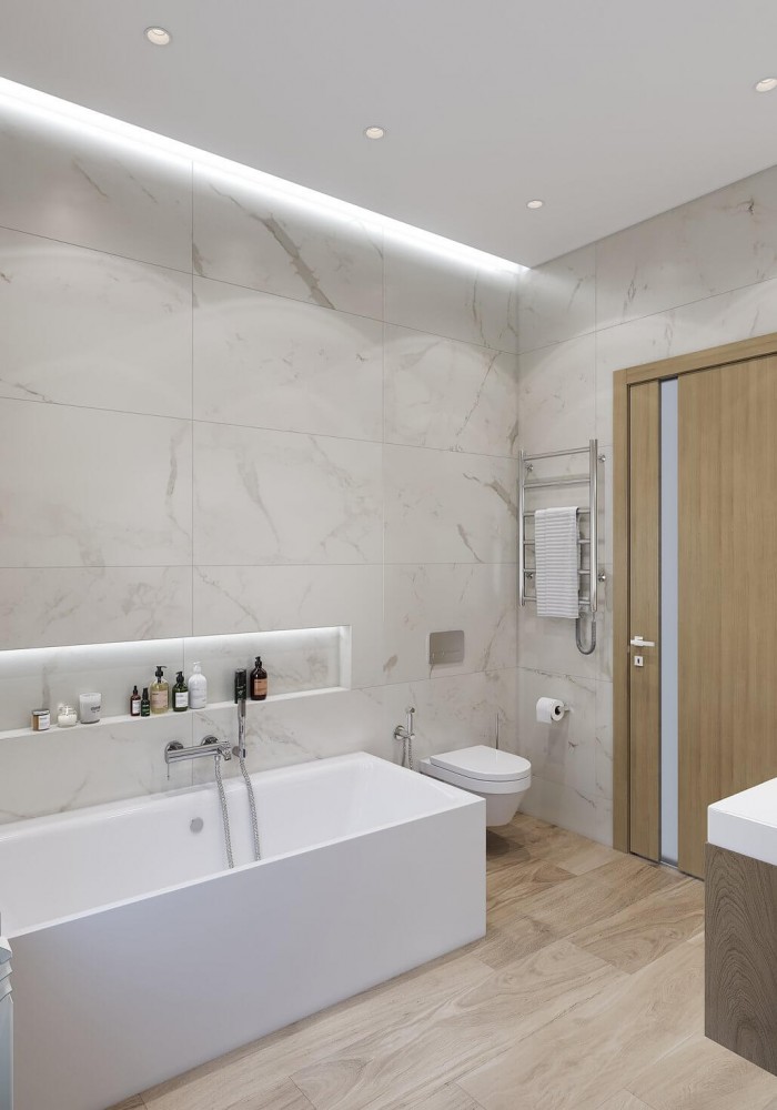 Дизайн ванної кімнати в приватному будинку