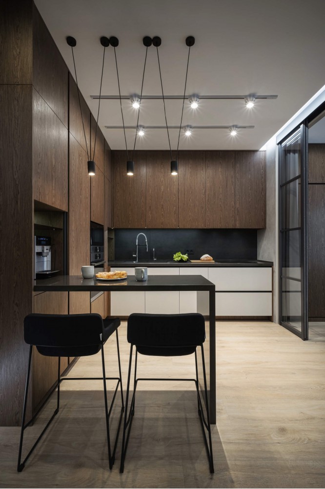 Кухня — Дизайн-проект 3-комнатной квартиры "Два Француза" в ЖК Alter Ego, 81м.кв — студия дизайна Novoselskiy Design