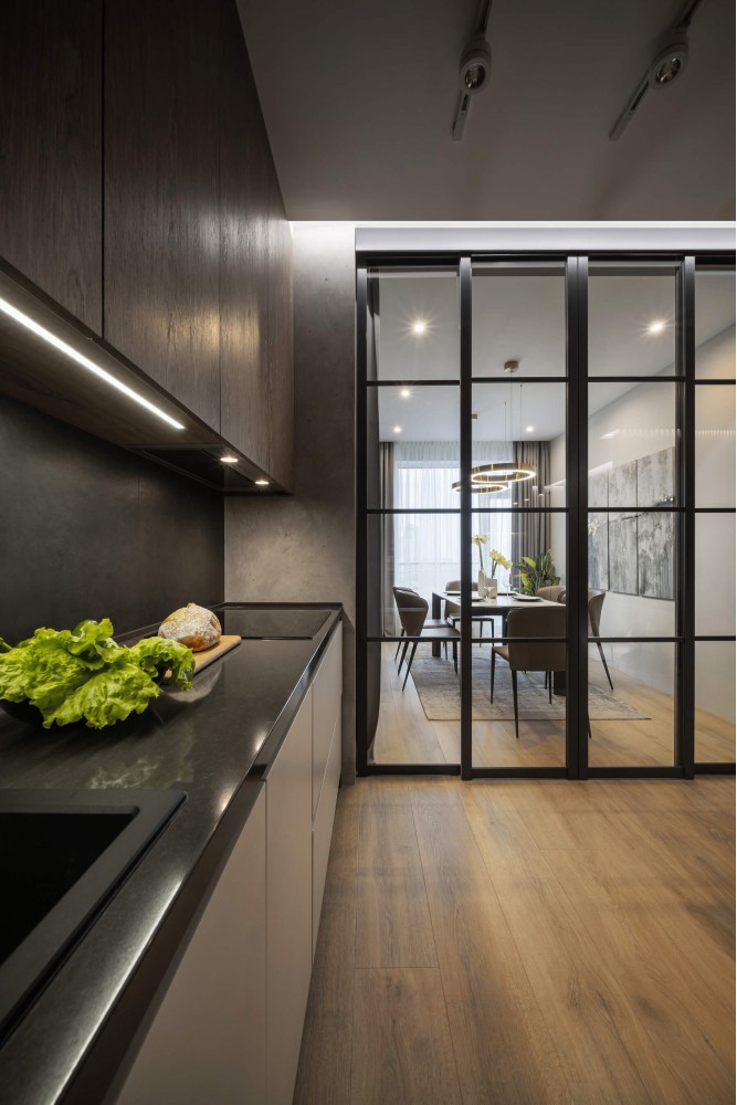 Кухня - Дизайн-проект 3-кімнатної квартири "Два Француза" у ЖК Alter Ego, 81м.кв — студія дизайну Novoselskiy Design