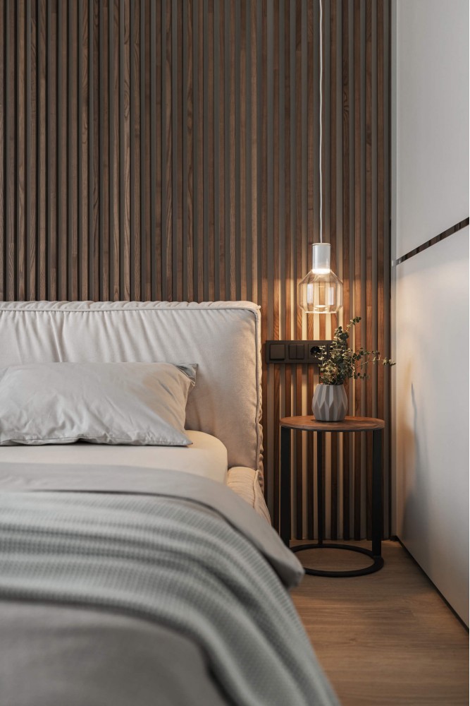 Спальня — Дизайн-проект 3-комнатной квартиры "Два Француза" в ЖК Alter Ego, 81м.кв — студия дизайна Novoselskiy Design