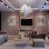 Гостиная —  Дизайн 5-комнатной квартиры в стиле Арт-деко с элементами классики,  ЖК Комфорт Таун, 140  м.кв — студия дизайна Redis&Co