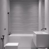Фото інтер'єру: Ванна у сірих тонах, стиль мінімалізм – ЖК Файна Таун кв. 82 м2 – 223