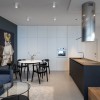 Кухня с гостиной в дизайн-проекте квартиры-студии 47м.кв. — Svoya