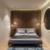 Спальня в дизайн-проекте квартиры-студии Timeless — 62м.кв. — Svoya