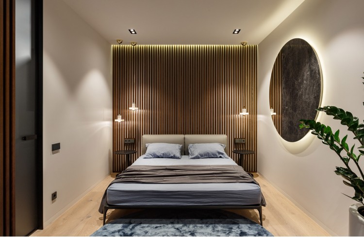 Спальня в дизайн-проекті квартири-студії Timeless - 62м.кв. - Svoya