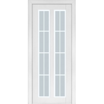 Двери межкомнатные белые Modern 117 ПО (Сатиновое стекло рисунок 30)