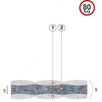 Матрас беспружинный ВЕЛАМ БРИЗ-ЛАЙТ