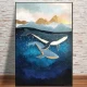 Интерьерная картина "Киты"