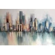 Интерьерная картина "Городская панорама"