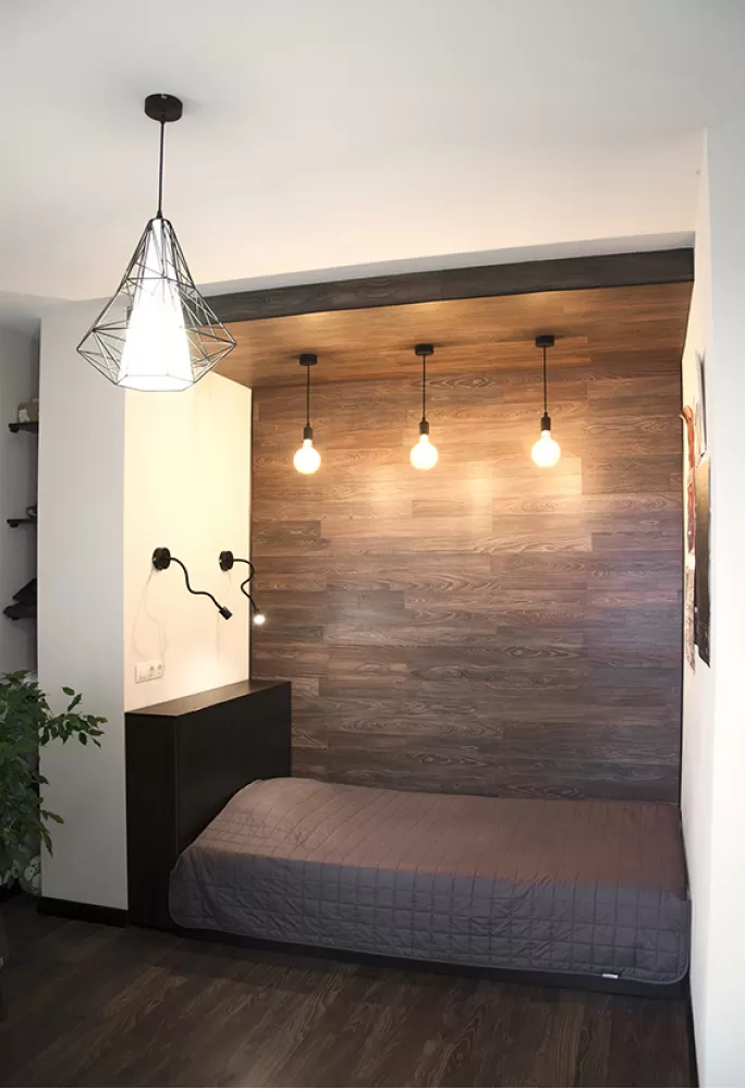 Дитяча в дизайн-проекті 2-кімнатної квартири в сучасному стилі, 71м.кв - дизайнер Катерина Кузьмук