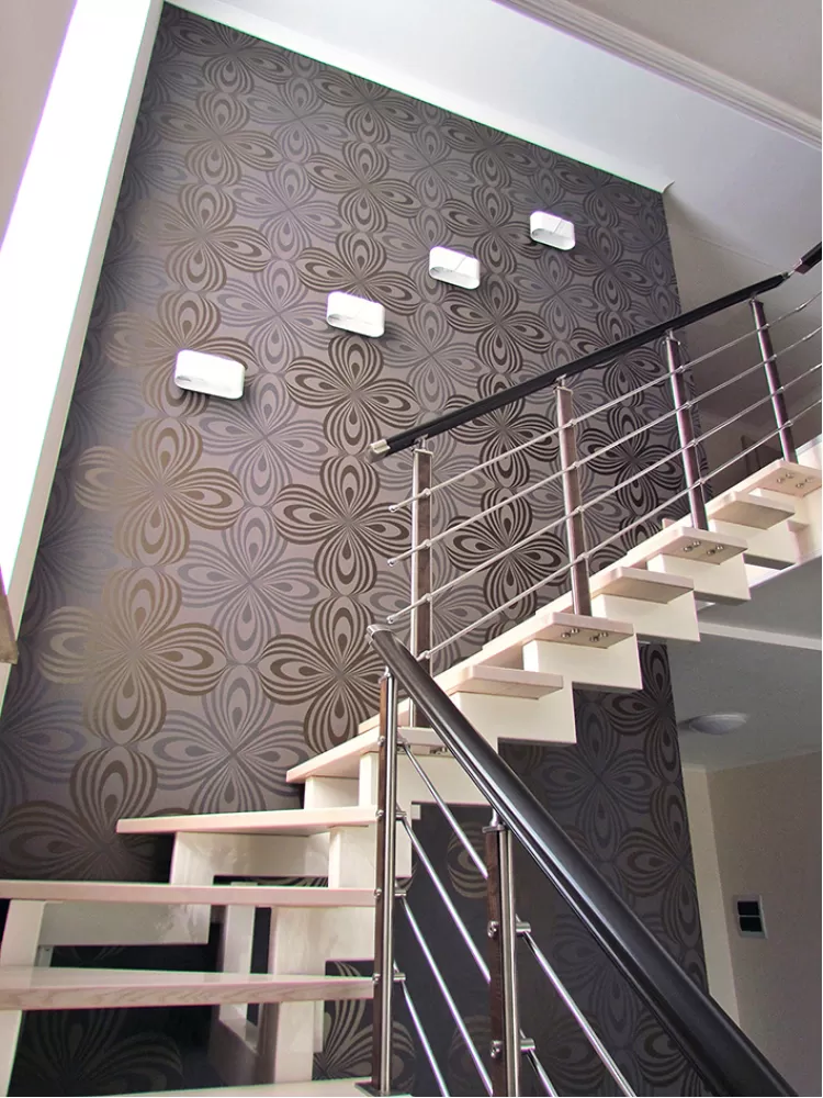 Гостиная — Дизайн-проект частного дома в стиле минимализм, 230 м.кв — дизайнер Екатерина Кузьмук