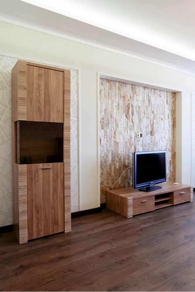 Вітальня — Дизайн-проект 3-кімнатної квартири, 100м.кв — Катерина Кузьмук