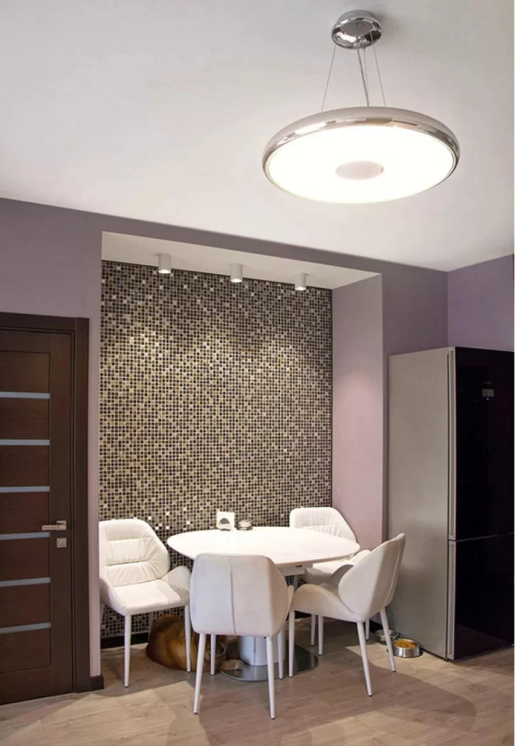 Кухня в дизайн-проекті 2-кімнатної квартири в сучасному стилі, 71м.кв - дизайнер Катерина Кузьмук