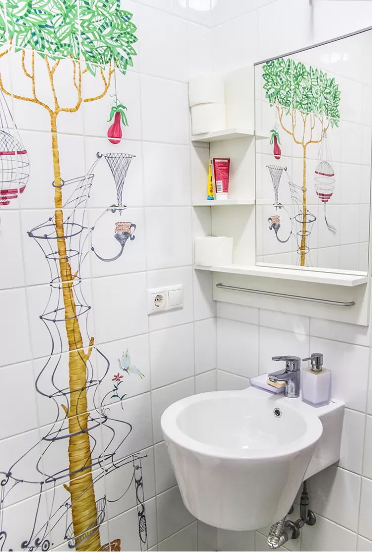 Фотография: Дизайн интерьера санузла – Квартира в скандинавском стиле площадью 113 м – 1540