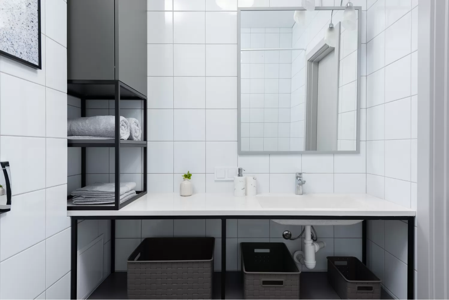 Фото: Белый санузел – Шаг в новую жизнь – PARKLAND, Renovation 43 м. кв. – 1505