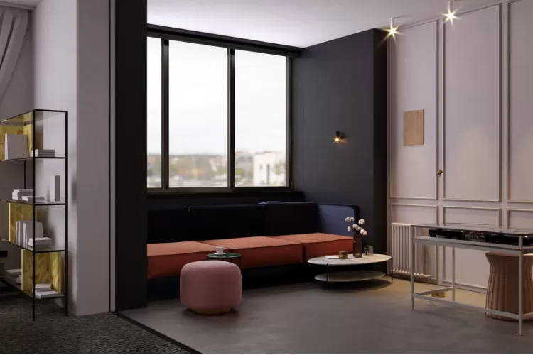 Вітальня — Дизайн-проект квартири-студії у ЖК Victory V, 51м.кв — студія дизайну 725 design