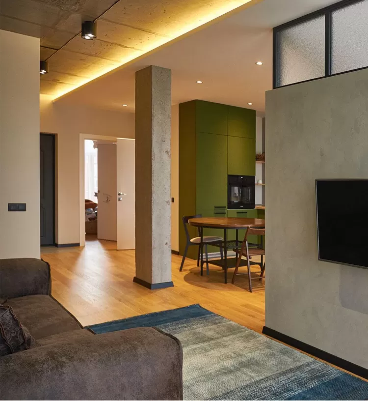 Вітальня – чудове фото дизайн-проекту № 745