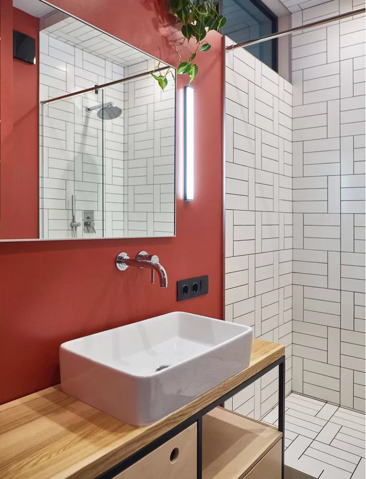 Фото дизайна: Ванна и санузел    –  Дизайн-проект смарт квартиры в ЖК Львовский Маеток, 38м.кв. – 678