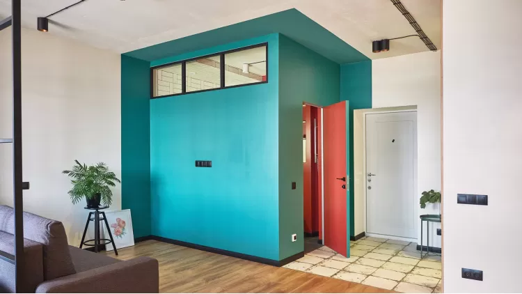 Вітальня – відмінне фото сучасного інтер'єру № 686