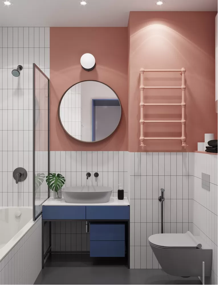 Ванна та санвузол – фото інтер'єру № 664