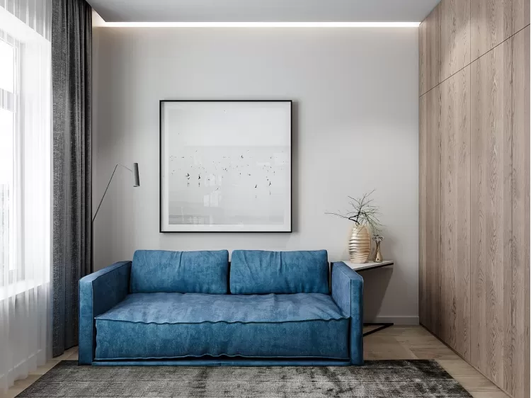 Гостиная в частном доме – оригинальное фото проекта № 56