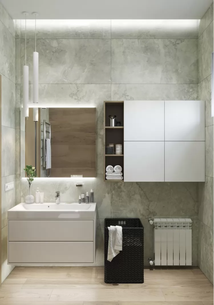 Дизайн душевой комнаты в частном доме