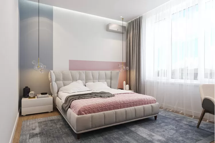 Дизайн спальної кімнати у приватному будинку