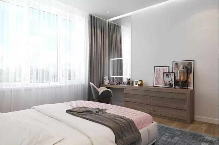 Дизайн спальной комнаты в частном доме