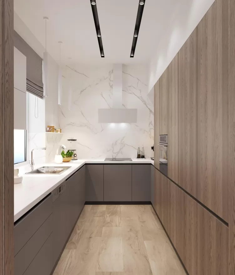 Дизайн кухни в частном доме