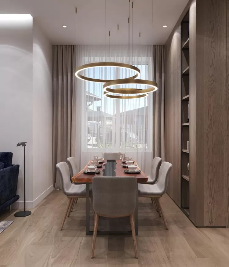 Дизайн вітальні в приватному будинку