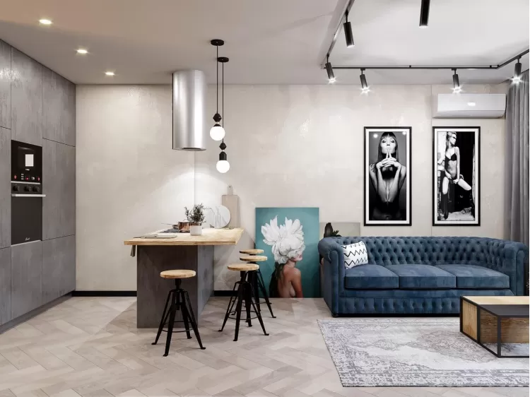 Студия ЖК Французский квартал – качественное фото стиля интерьера № 38