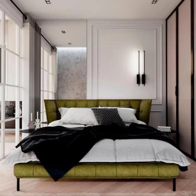 Спальня с дизайн-проекта Елены Курник