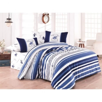 Комплект постельного белья Beverly Hills Polo Club - BHPC 029 Blue евро