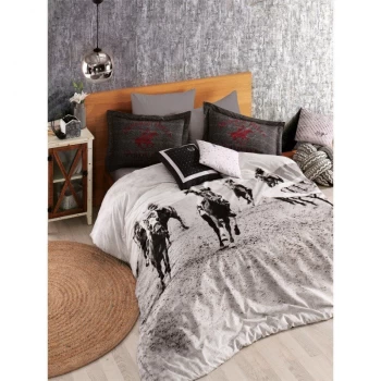 Комплект постельного белья Beverly Hills Polo Club - BHPC 020 Black евро