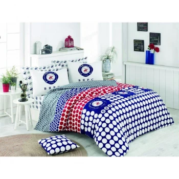 Комплект постельного белья Beverly Hills Polo Club - BHPC 010 Dark Blue евро